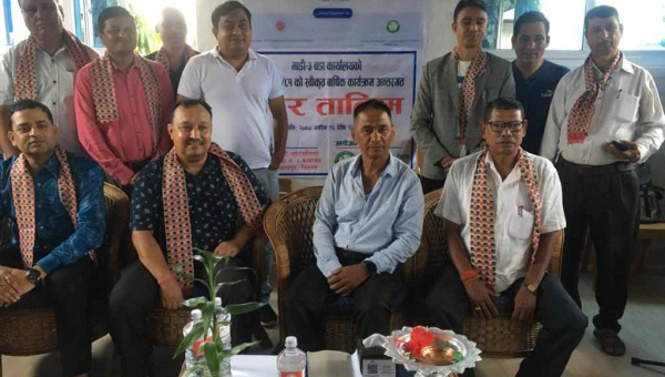 माडीका होटल व्यवसायीहरूलाई वेटर तालिम
